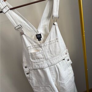 BDG White Denim Overalls | Effortless Cool | Size Small